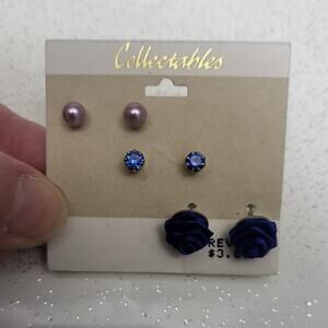 Vintage Revco Collectables Earring Trio - NEW
